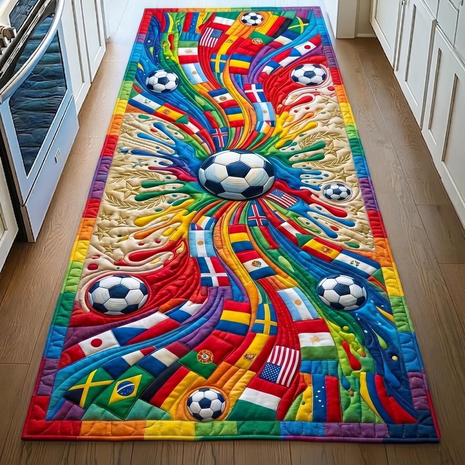 Match Day Runner Rug - Nature Design | Serene Runner Rug