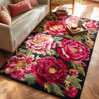 Meadow Charm area rug in a living room