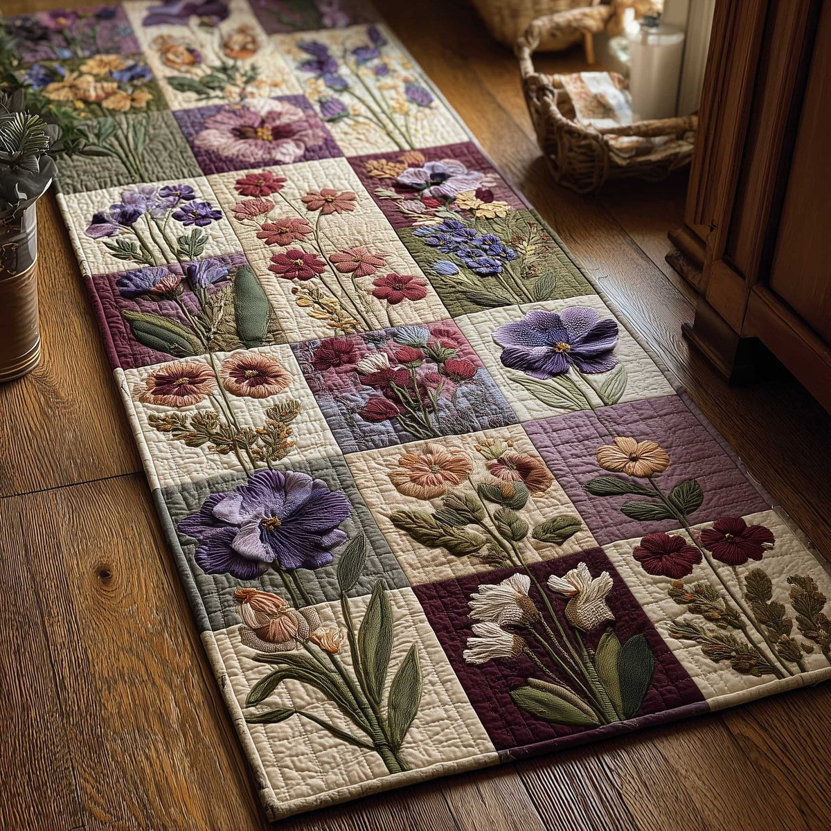 Meadow Glow Runner Rug - Nature Design | Serene Runner Rug