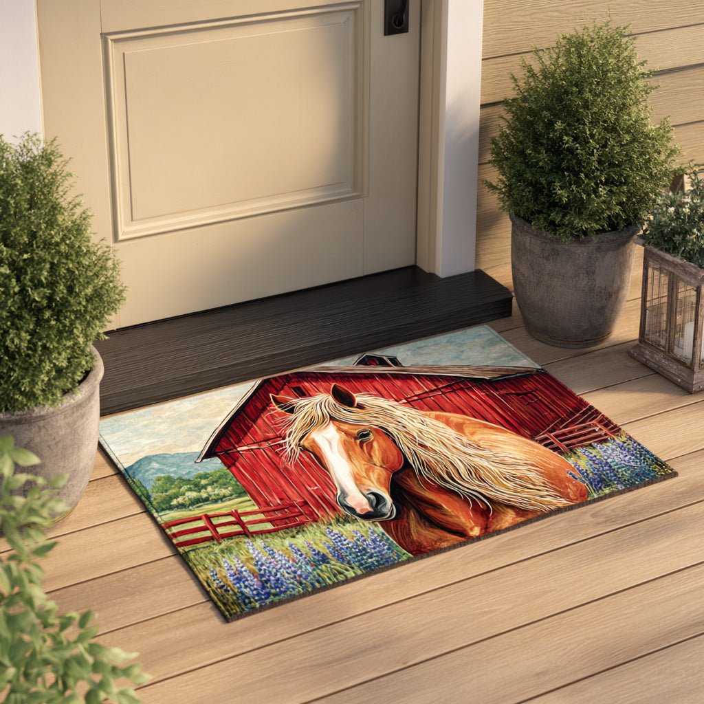 Meadow Rider Doormat - Nature Design | Printed Welcome Doormat