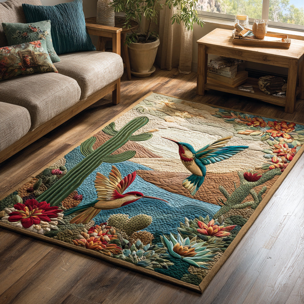 Meadow Spirit area rug in a living room