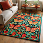 Meadow Spirit area rug in a living room