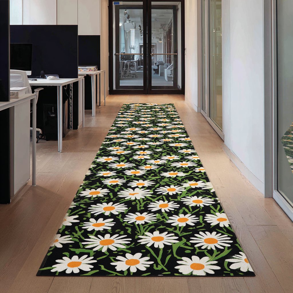 Meadow Trail Runner Carpet Runner Rug - Cute Pet Design | Animal Printed Runner Rug