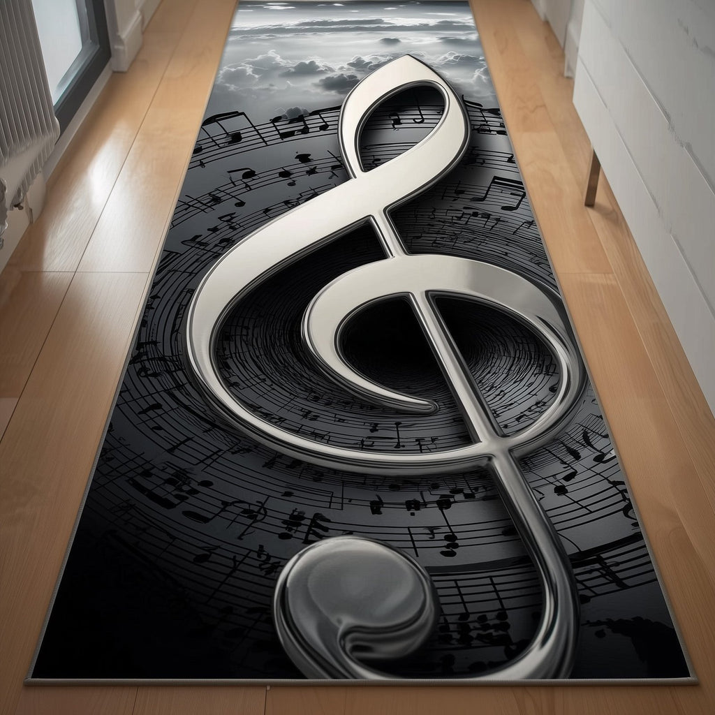 Melody Path Runner Rug - Nature Design | Serene Runner Rug