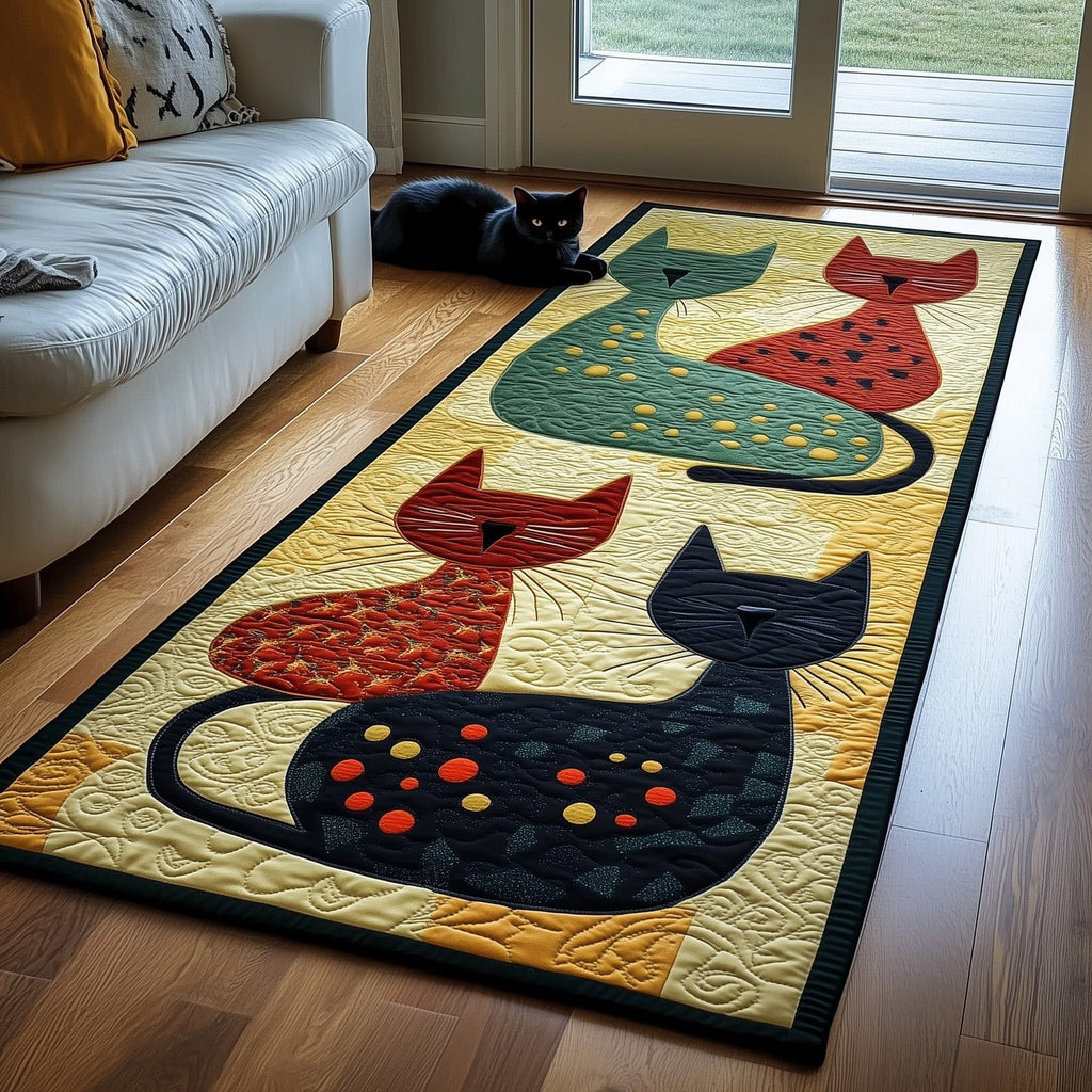 Meow Magic Runner Rug - Nature Design | Serene Runner Rug