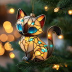 Meowgical Christmas Ornament