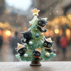Meowy Christmas Ornament
