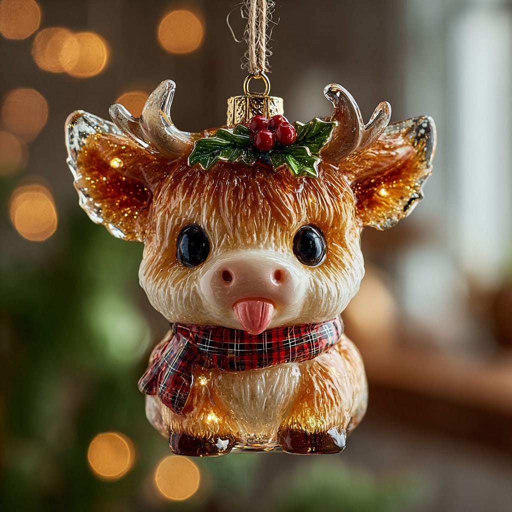 Merry Antlers Christmas Ornament