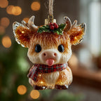 Merry Antlers Christmas Ornament