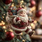 Merry Claus Christmas Ornament
