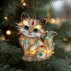 Merry Meow Christmas Ornament