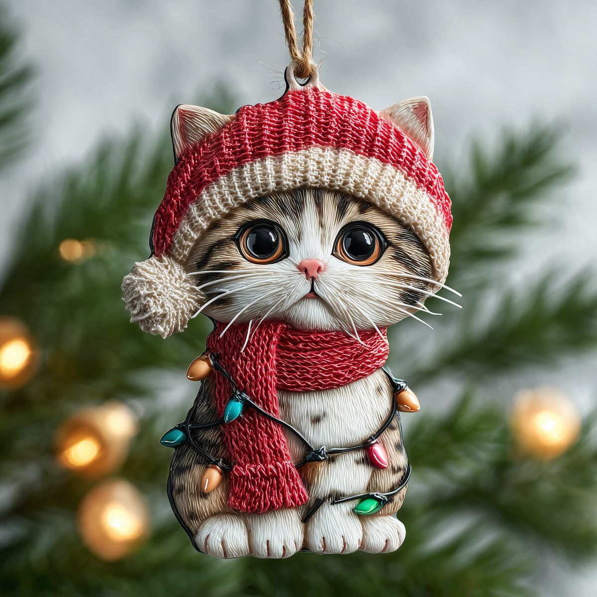 Merry Mittens Christmas Ornament