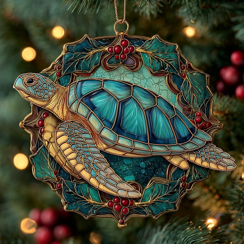 Merry Shell Christmas Ornament