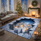 Merry Express area rug in a living room