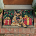 Merry German Shepherd Doormat - Nature Design | Printed Welcome Doormat