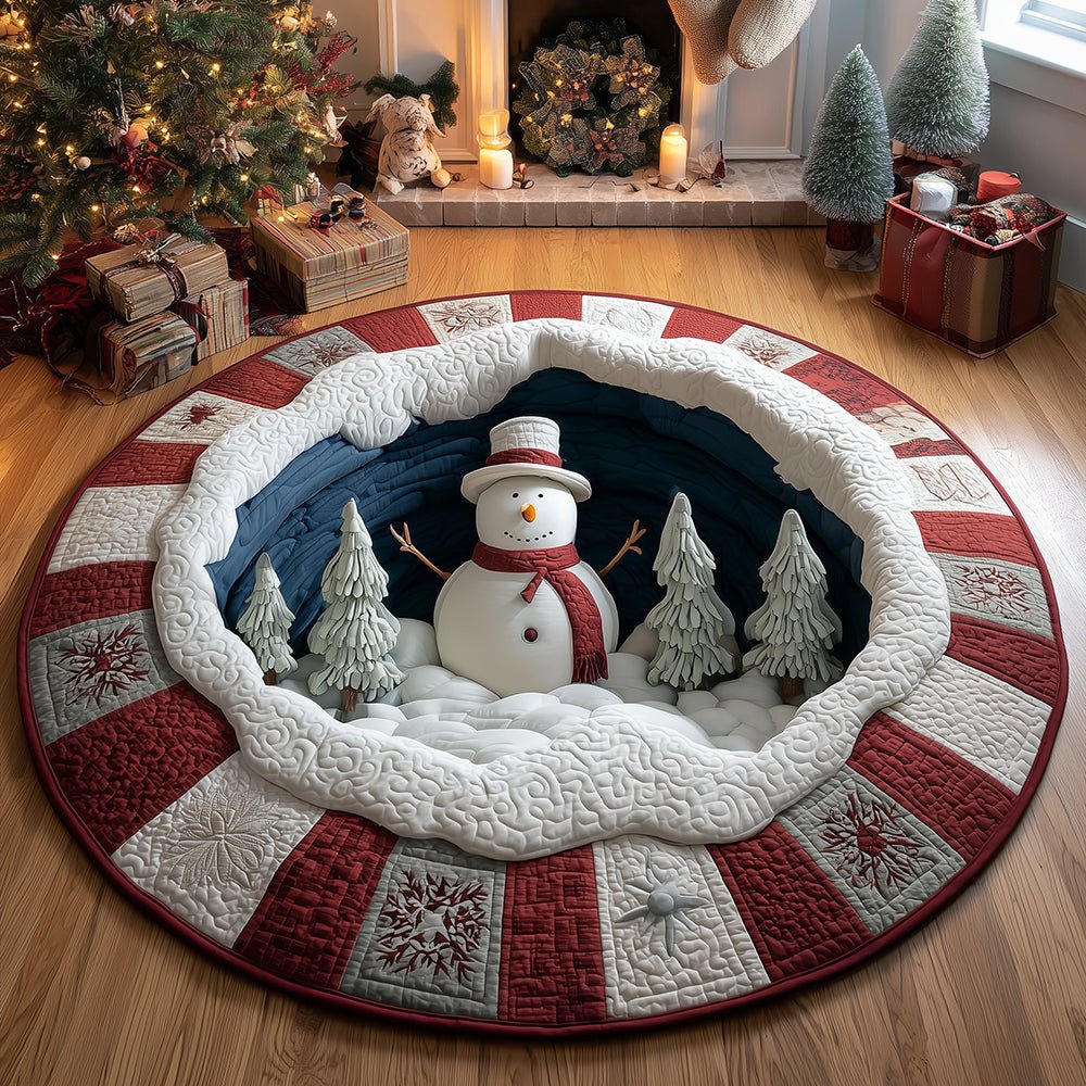 Merry Glow Round Mat Rug - Nature Design | Serene Home Decor