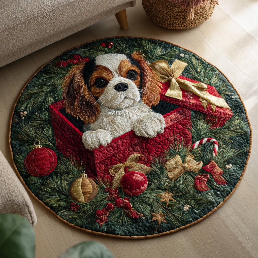 Merry King Charles Round Mat Rug NCU0HH454