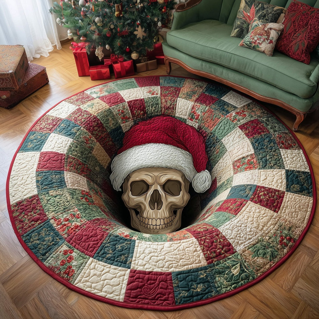 Merry Macabre Round Mat Rug - Nature Design | Serene Home Decor