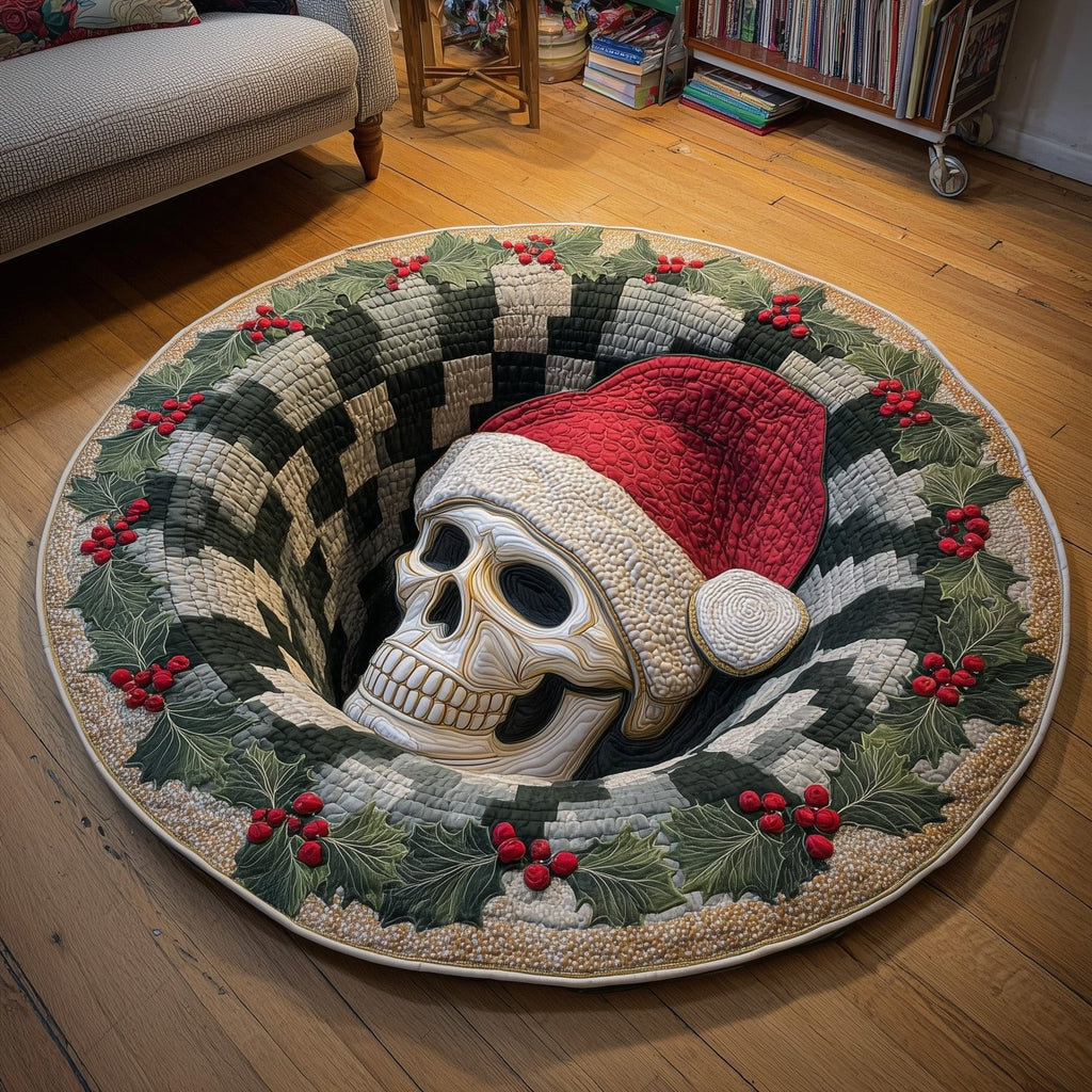 Merry Macabre Round Mat Rug - Nature Design | Serene Home Decor