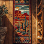Mesa Horizon Runner Carpet Runner Rug - Cute Pet Design | Animal Printed Runner Rug