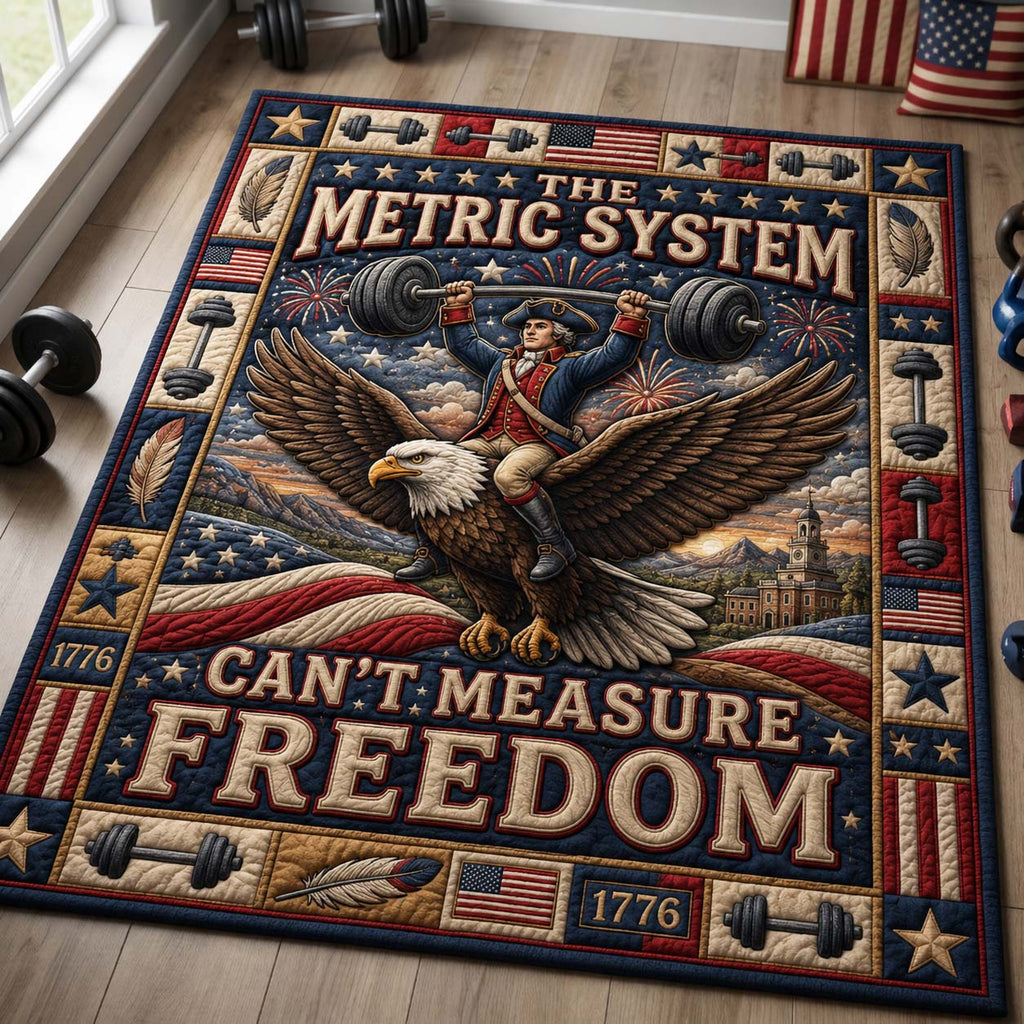 Metric Freedom area rug in a living room