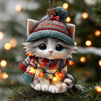 Mew Merry Christmas Ornament