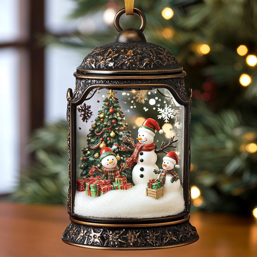 Fantastical Giraffes Christmas Ornament