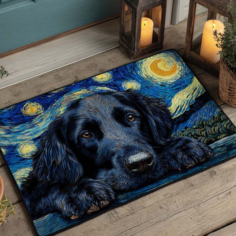 Midnight Golden Doormat - Nature Design | Printed Welcome Doormat