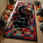 Midnight Meow Runner Rug - Nature Design | Serene Runner Rug