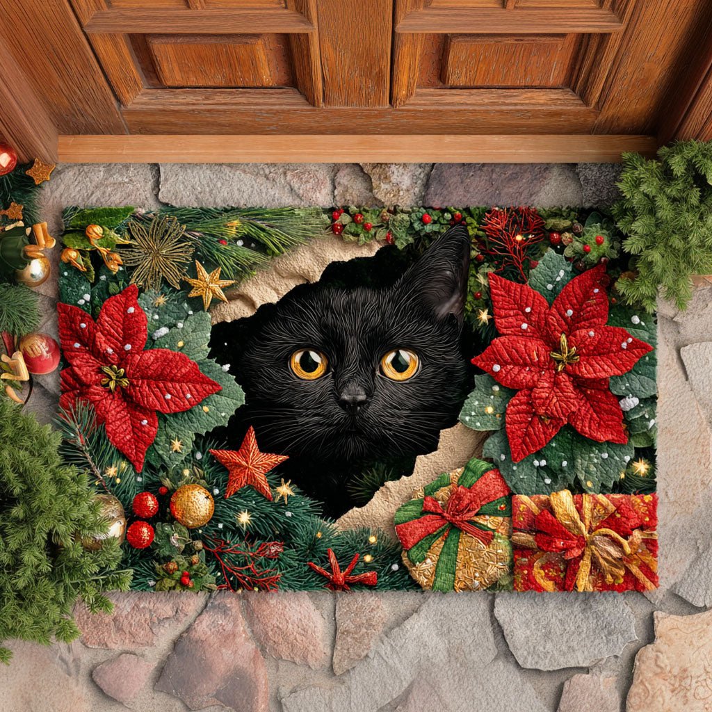Midnight Noel Doormat - Nature Design | Printed Welcome Doormat