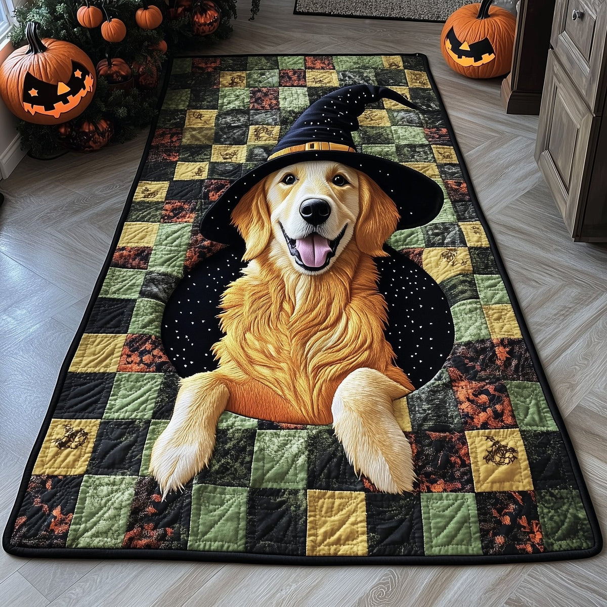 Midnight Retriever Runner Rug - Nature Design | Serene Runner Rug