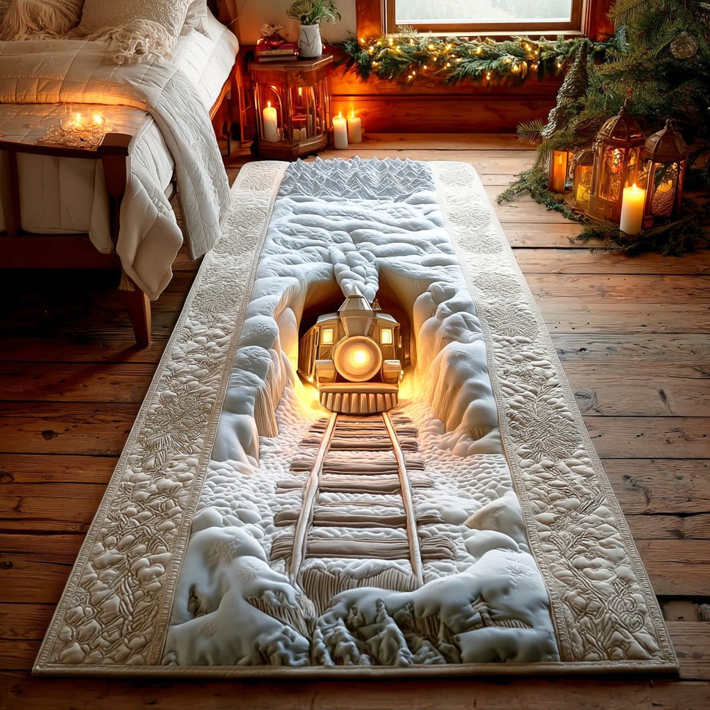 Midnight Snow Express Runner Carpet Runner Rug - Cute Pet Design | Animal Printed Runner Rug