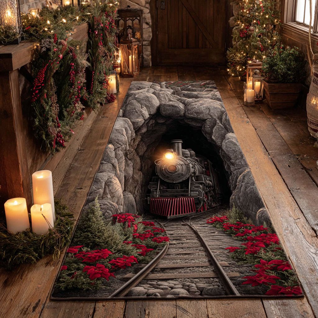 Midnight Tunnel Express Runner Carpet Runner Rug - Cute Pet Design | Animal Printed Runner Rug