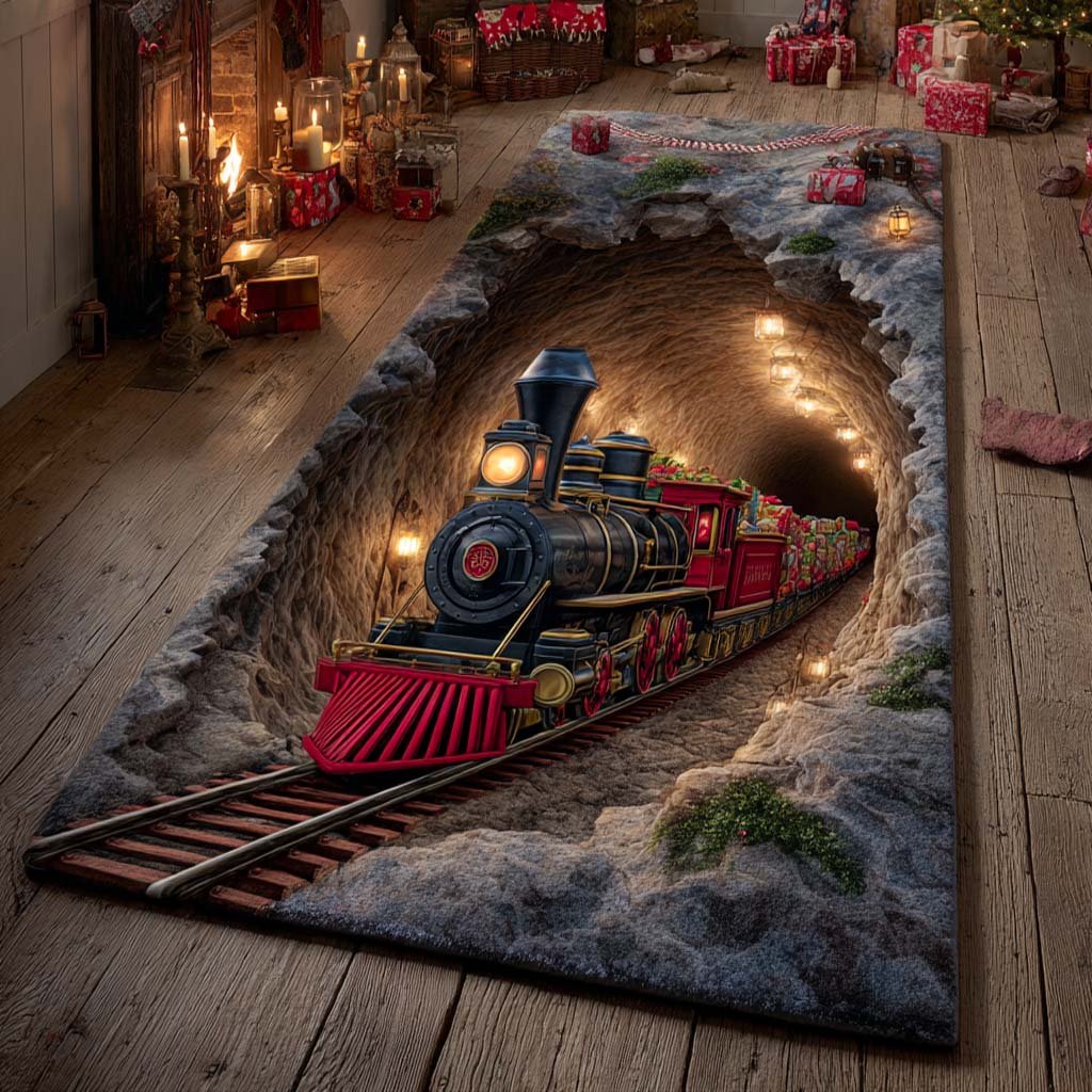 Midnight Tunnel Runner Carpet Runner Rug - Cute Pet Design | Animal Printed Runner Rug