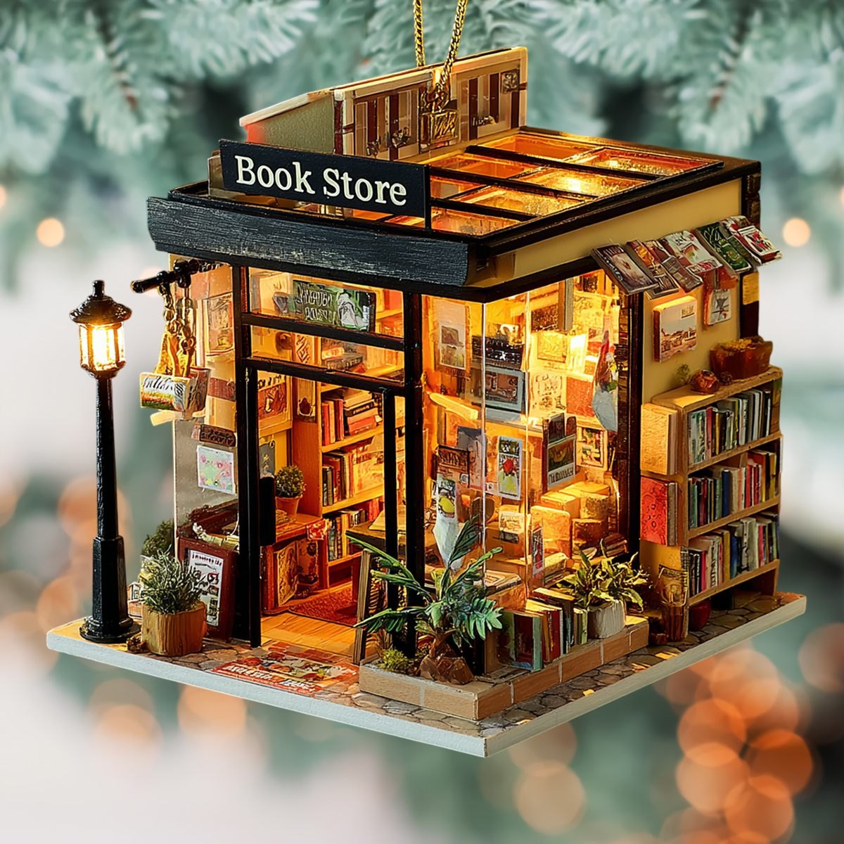 Miniature Reads Christmas Ornament