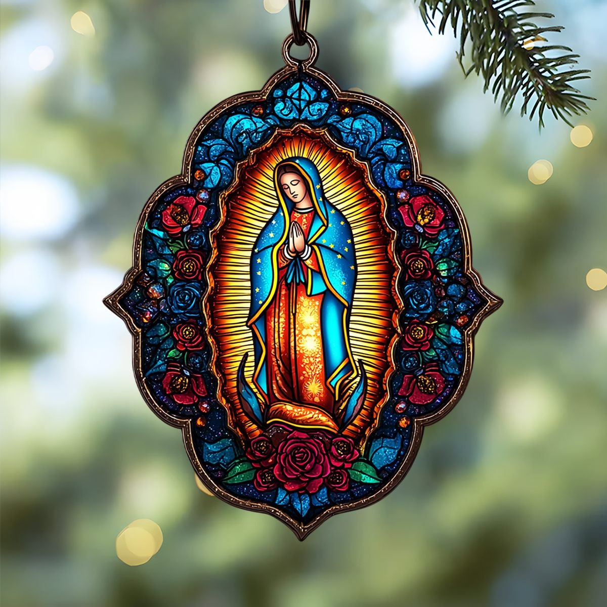 Miracle of Guadalupe Christmas Ornament