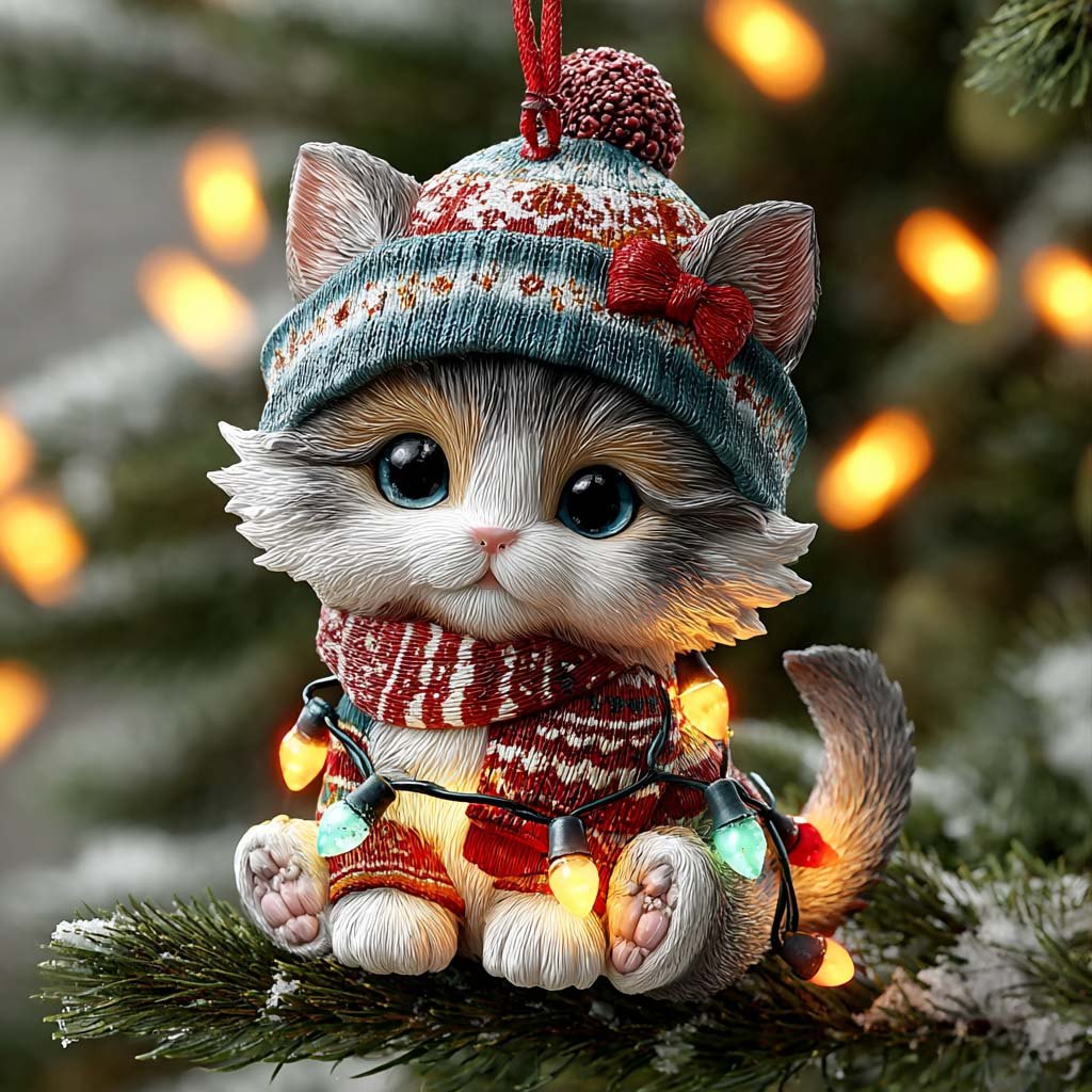 Festive Mushroom Christmas Ornament