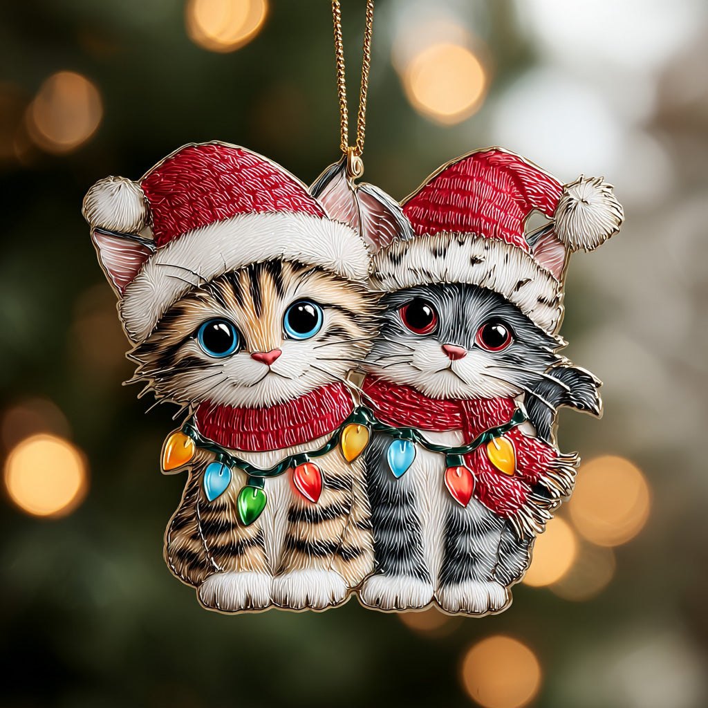 Mistletoe Pair Christmas Ornament
