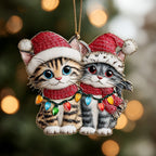 Mistletoe Pair Christmas Ornament