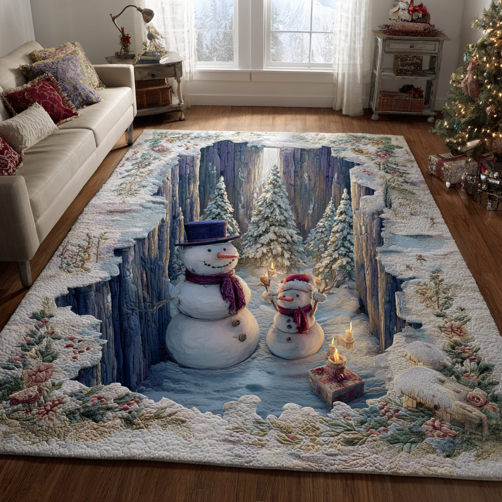 Mistletoe Depth area rug in a living room