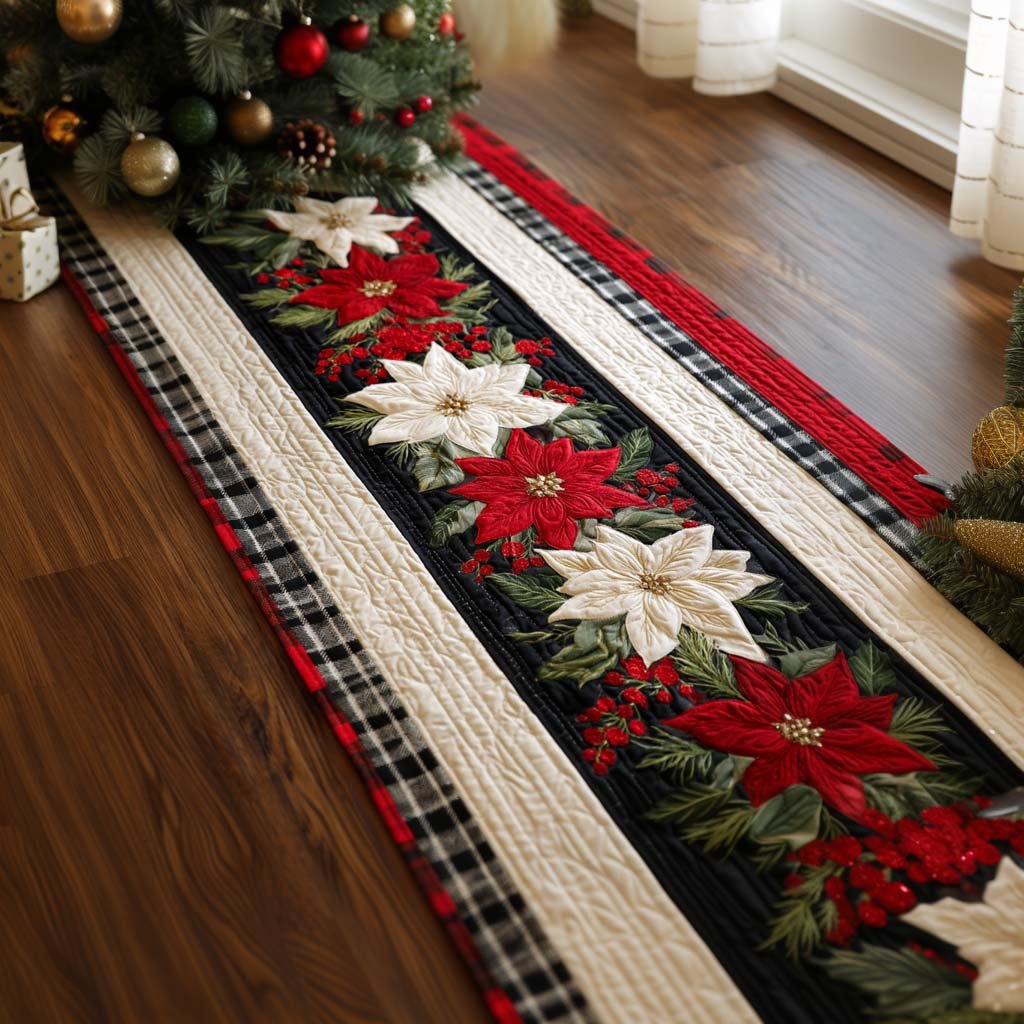 Mistletoe Magic Runner Carpet Runner Rug - Cute Pet Design | Animal Printed Runner Rug