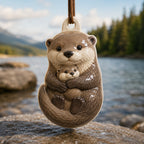 Mommy Otter Christmas Ornament