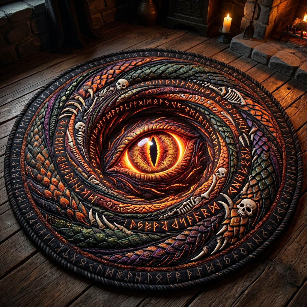 Monster Eye Round Mat Rug