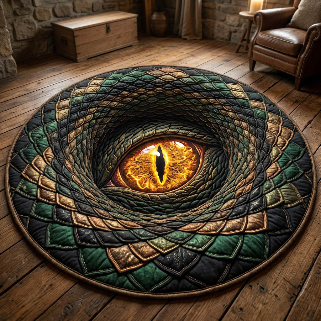 Monster Eye Round Mat Rug GFTOLAN885