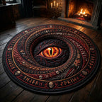 Monster Eye Round Mat Rug - Nature Design | Serene Home Decor