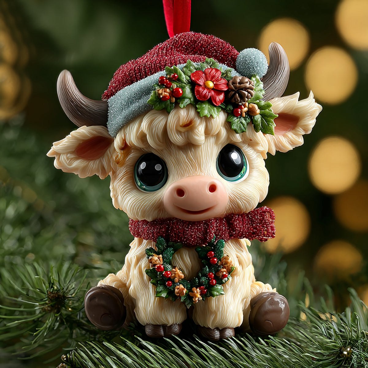 Moo Noel Christmas Ornament