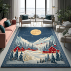 Moonlit Home area rug in a living room