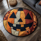 Moonlit Night Round Mat Rug - washable non-slip printed rug