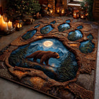 Moonlit Path area rug in a living room