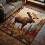 Moose Horizon area rug in a living room